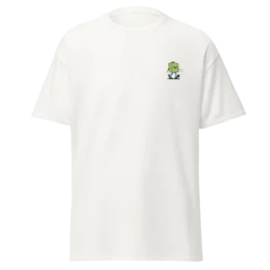 camiseta de hombre delcy gate blanco frontal