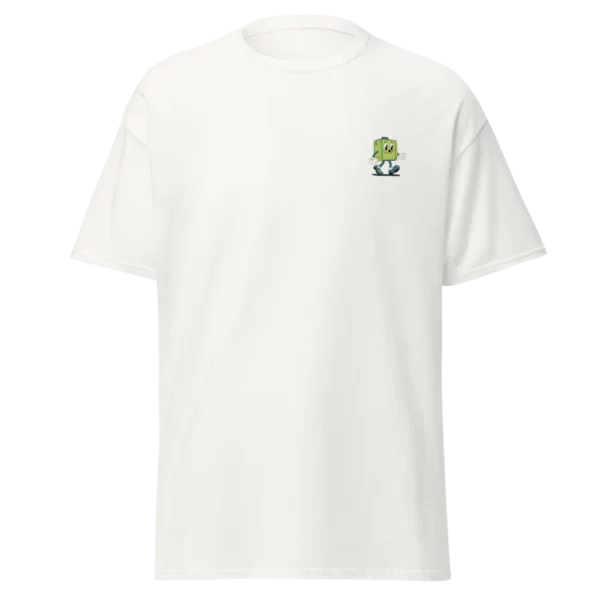 camiseta de hombre delcy gate blanco frontal