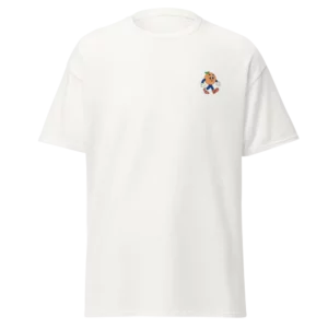 camiseta de hombre me gusta la fruta blanco frontal