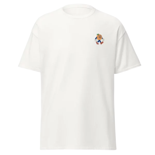 camiseta de hombre me gusta la fruta blanco frontal