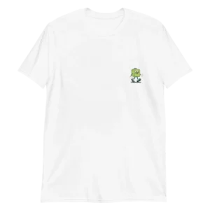camiseta de mujer delcy gate blanco frontal