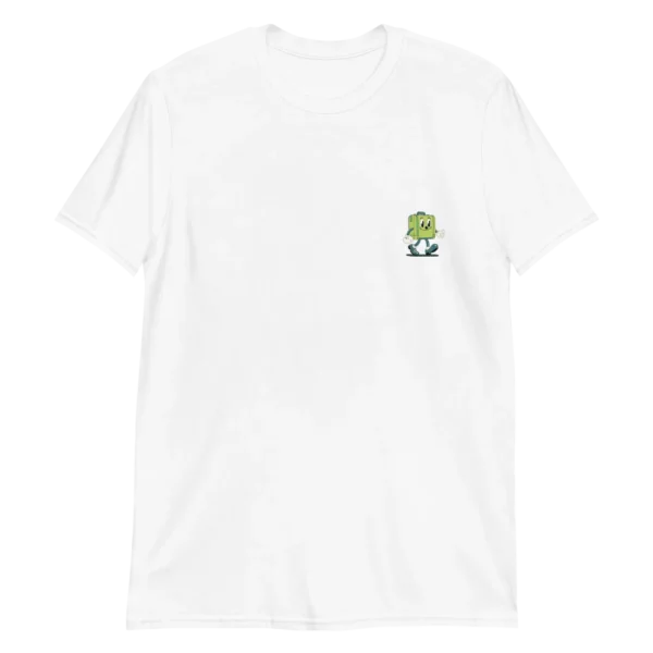 camiseta de mujer delcy gate blanco frontal