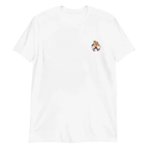 camiseta de mujer me gusta la fruta blanco frontal