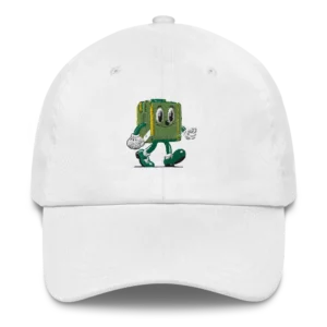 gorra delcy gate blanco frontal