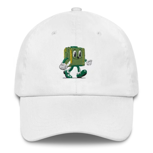 gorra delcy gate blanco frontal