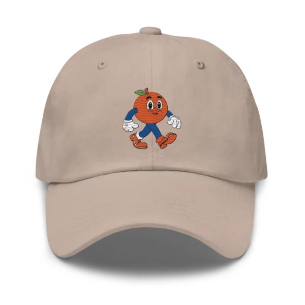 gorra me gusta la fruta beige