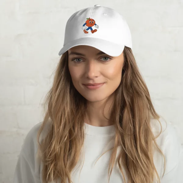 gorra me gusta la fruta blanco chica