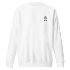 sudadera de hombre delcy gate blanco frontal