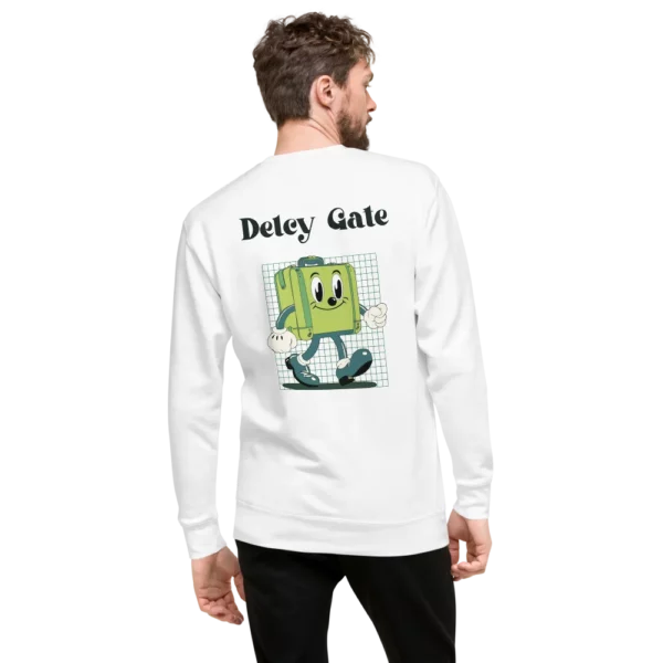 sudadera de hombre delcy gate blanco trasera chico