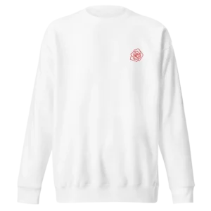 sudadera de hombre psoe university blanco frontal