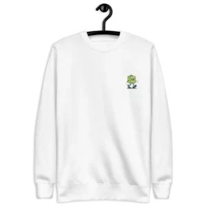 sudadera de mujer delcy gate blanco frontal